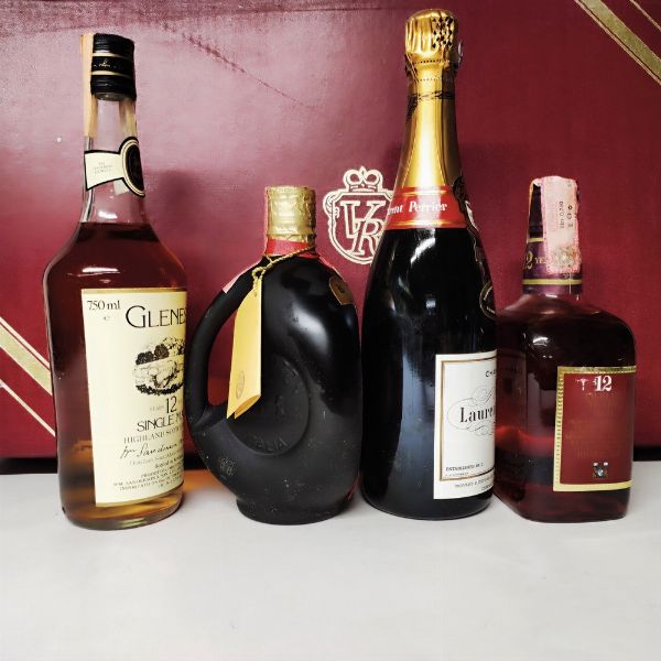 Laurent Perrier Champagne, Vecchia Romagna, Saltyre, Glenesk, Scotch Whisky  - Asta Wine and Spirits - Associazione Nazionale - Case d'Asta italiane