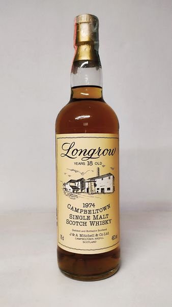 Longrow 1974 Campbeltown 18 Years, Single Malt Whisly  - Asta Wine and Spirits - Associazione Nazionale - Case d'Asta italiane