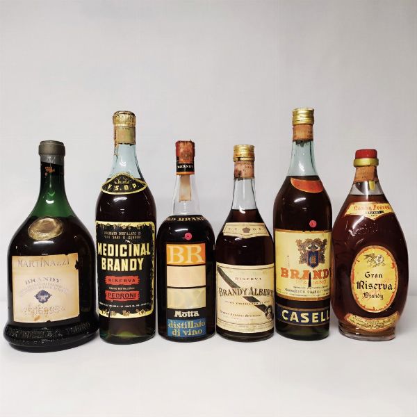 Martinazzi, Pedroni, Motta, Alberti, Caselli, Landy, Brandy  - Asta Wine and Spirits - Associazione Nazionale - Case d'Asta italiane