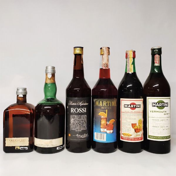 Martini & Rossi, Bitter, Liquori & Vermouth  - Asta Wine and Spirits - Associazione Nazionale - Case d'Asta italiane