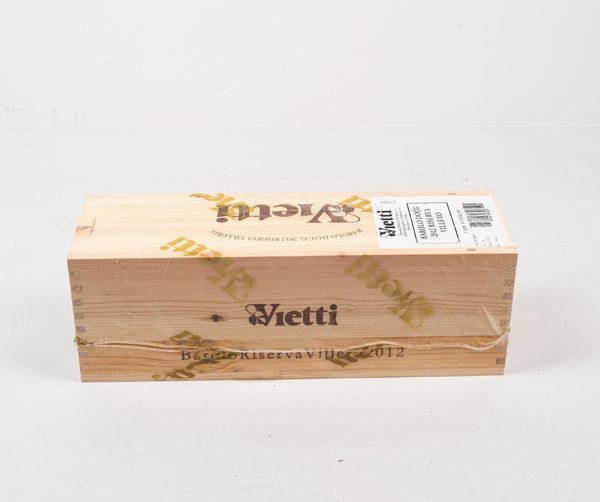 Vietti, Barolo Riserva Villero 2012  - Asta Wine and Spirits - Associazione Nazionale - Case d'Asta italiane