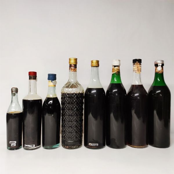 Modin, Groppi, Mazza, Moccia, Cora, I.D.E, Pilla, Stock, Fernet  - Asta Wine and Spirits - Associazione Nazionale - Case d'Asta italiane