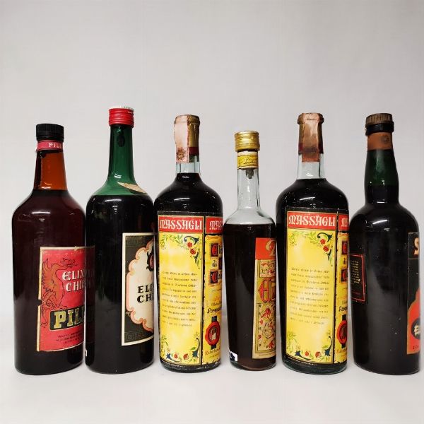 Pilla, Cora, Massagli, Dori, Stock, Elixir China  - Asta Wine and Spirits - Associazione Nazionale - Case d'Asta italiane