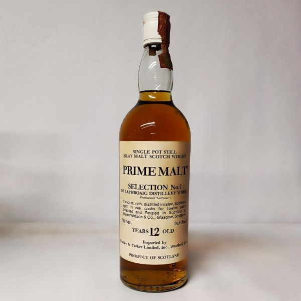 Prime Malt Laphroaig 12 Years Old, Malt Whisky  - Asta Wine and Spirits - Associazione Nazionale - Case d'Asta italiane