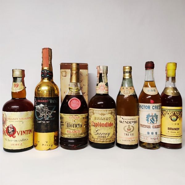 Quintin, Rafael, Botrys, Esplendido, Skenderbeu, Victor, Brandy  - Asta Wine and Spirits - Associazione Nazionale - Case d'Asta italiane