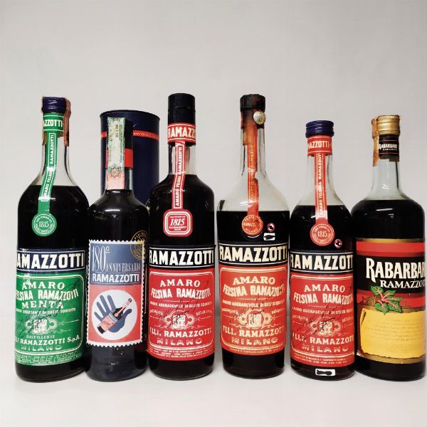 Ramazzotti, Amaro & Rabarbaro  - Asta Wine and Spirits - Associazione Nazionale - Case d'Asta italiane