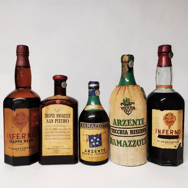 Ramazzotti, Grappa, Brandy & Liquori  - Asta Wine and Spirits - Associazione Nazionale - Case d'Asta italiane