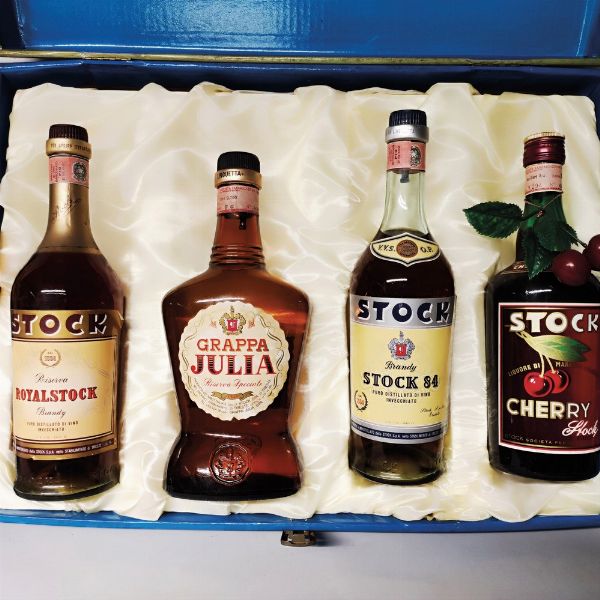 Royalstock, Stock84, Cherry Stock, Grappa Julia, Liquori e Brandy  - Asta Wine and Spirits - Associazione Nazionale - Case d'Asta italiane