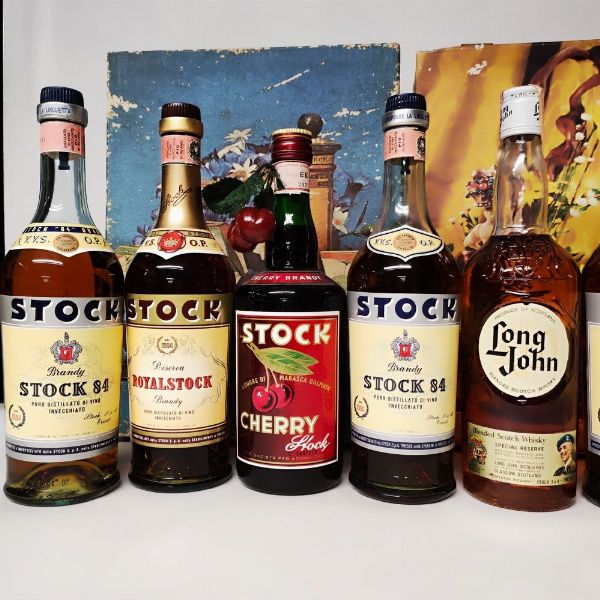 Royalstock, Stock84, Cherry, Grappa Julia, Long John, Scotch Whisky  - Asta Wine and Spirits - Associazione Nazionale - Case d'Asta italiane