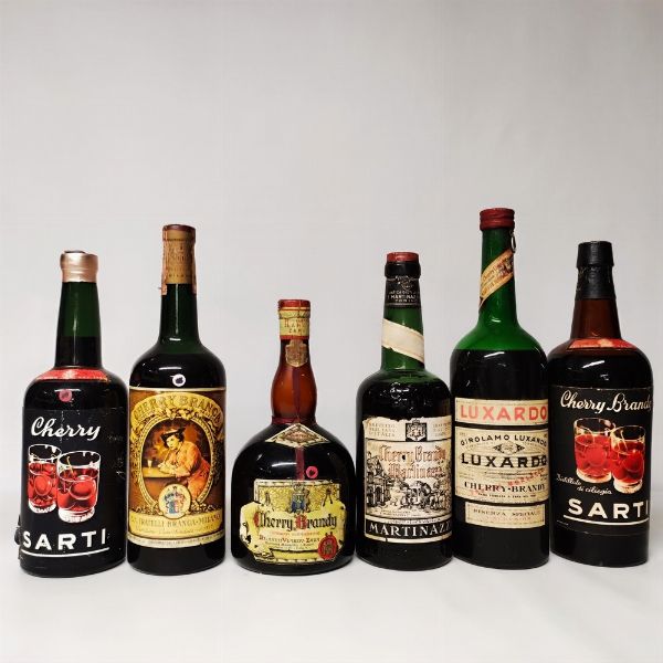 Sarti, Branca, Vlahov, Martinazzi, Luxardo, Cherry Brandy  - Asta Wine and Spirits - Associazione Nazionale - Case d'Asta italiane