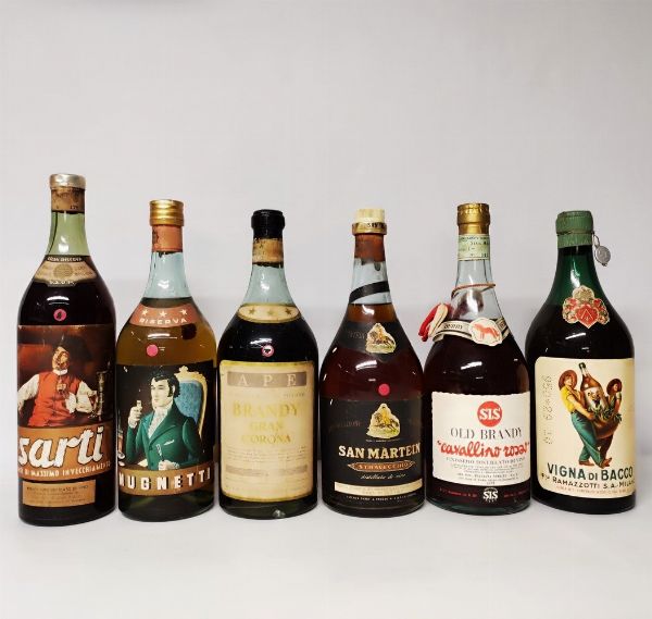 Sarti, Mugnetti, Ape, San Martein, Sis, Ramazzotti, Brandy  - Asta Wine and Spirits - Associazione Nazionale - Case d'Asta italiane