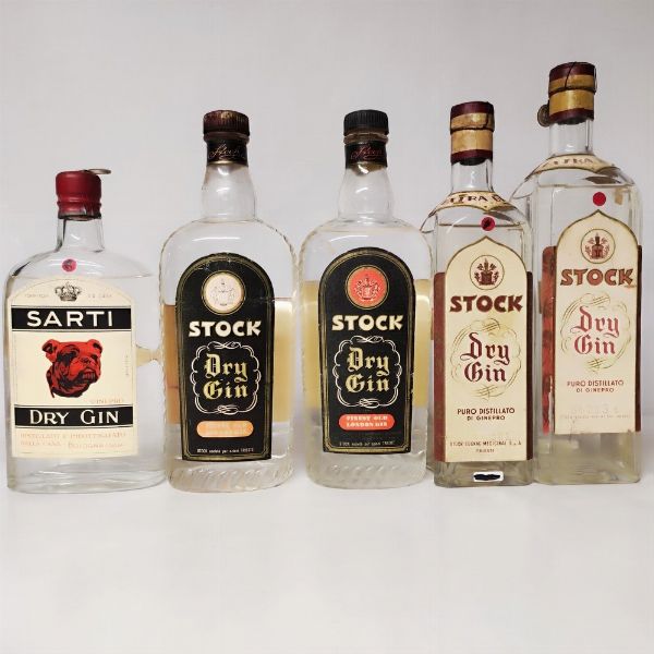 Sarti, Stock, Dry Gin  - Asta Wine and Spirits - Associazione Nazionale - Case d'Asta italiane