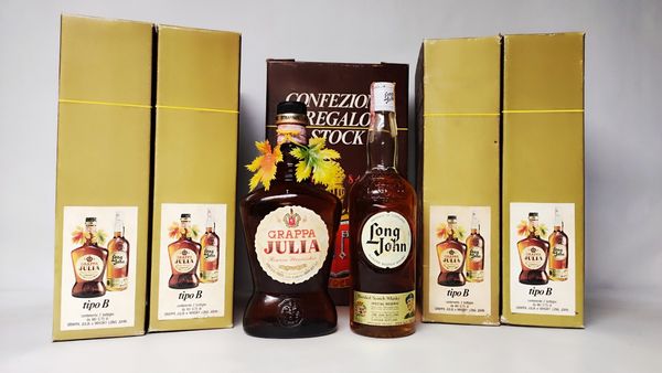 Stock Confezione Regalo, Grappa & Scotch Whisky  - Asta Wine and Spirits - Associazione Nazionale - Case d'Asta italiane