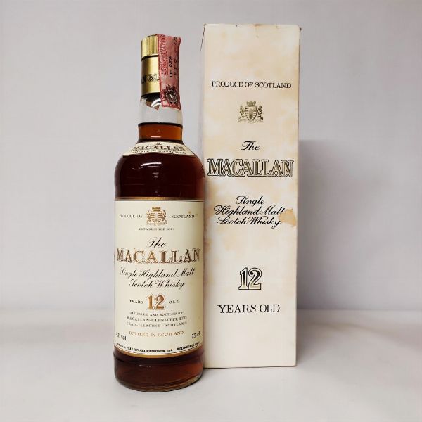 The Macallan 12 Years, Highland Malt Whisky  - Asta Wine and Spirits - Associazione Nazionale - Case d'Asta italiane