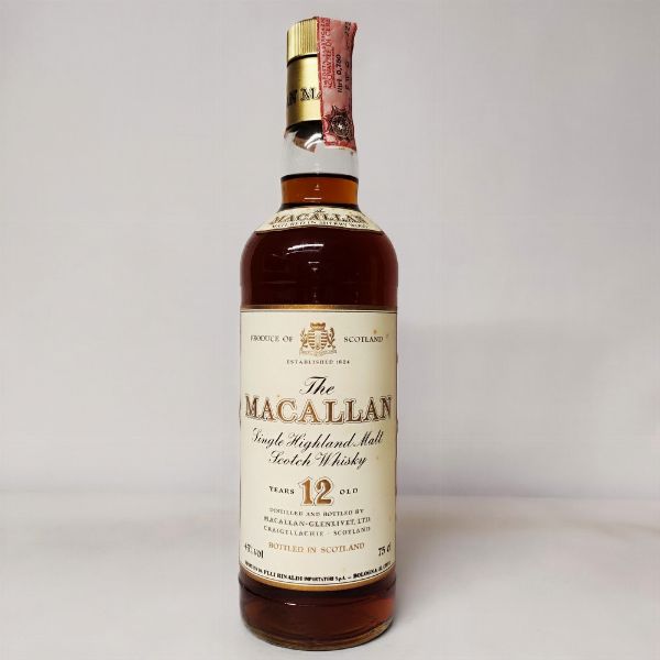 The Macallan 12 Years, Highland Malt Whisky  - Asta Wine and Spirits - Associazione Nazionale - Case d'Asta italiane