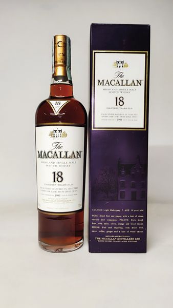 The Macallan 18 Years 1993, Highland Single Malt Whisky  - Asta Wine and Spirits - Associazione Nazionale - Case d'Asta italiane