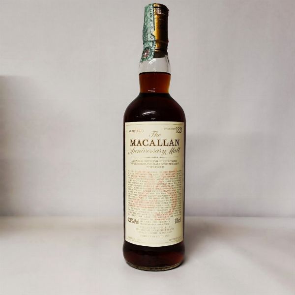 The Macallan 1974 Anniversary 25 Years Old, Highland Malt Whisky  - Asta Wine and Spirits - Associazione Nazionale - Case d'Asta italiane