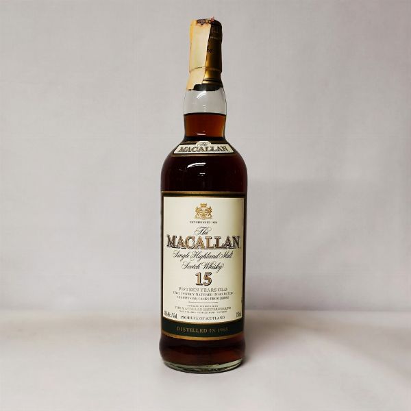 The Macallan 1985 15 Years Old, Highland Malt Whisky  - Asta Wine and Spirits - Associazione Nazionale - Case d'Asta italiane