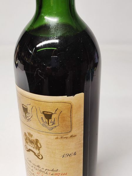 Chateau Mouton Rothschild 1964  - Asta Wine and Spirits - Associazione Nazionale - Case d'Asta italiane