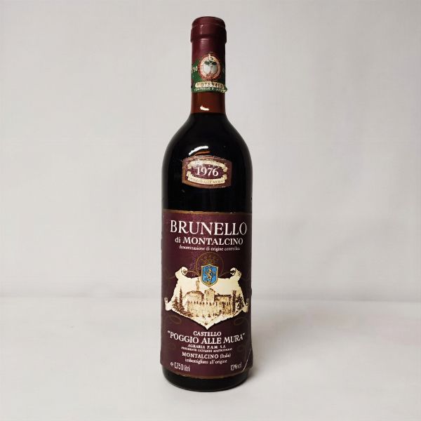 Poggio alle Mura, Brunello di Montalcino 1976  - Asta Wine and Spirits - Associazione Nazionale - Case d'Asta italiane