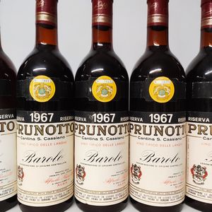 Prunotto Riserva, Barbaresco & Barolo 1967  - Asta Wine and Spirits - Associazione Nazionale - Case d'Asta italiane