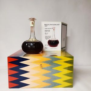 Macallan-Glenlivet 1957 Decanter Baccarat, Single Malt Whisky  - Asta Wine and Spirits - Associazione Nazionale - Case d'Asta italiane