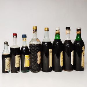 Modin, Groppi, Mazza, Moccia, Cora, I.D.E, Pilla, Stock, Fernet  - Asta Wine and Spirits - Associazione Nazionale - Case d'Asta italiane