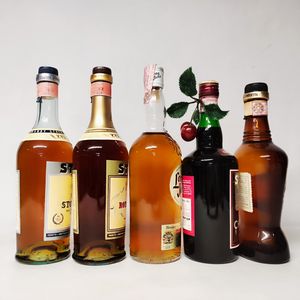 Royalstock, Stock84, Cherry, Grappa Julia, Long John, Scotch Whisky  - Asta Wine and Spirits - Associazione Nazionale - Case d'Asta italiane