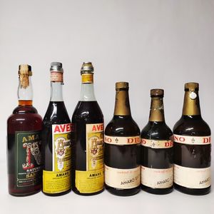 Sanley, Averna, Saronno Drai, Amari  - Asta Wine and Spirits - Associazione Nazionale - Case d'Asta italiane