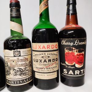 Sarti, Branca, Vlahov, Martinazzi, Luxardo, Cherry Brandy  - Asta Wine and Spirits - Associazione Nazionale - Case d'Asta italiane