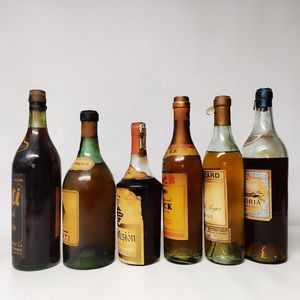 Sarti, Montesion, Stock, Marie Brizard, Fred de Sori, Cognac & Brandy  - Asta Wine and Spirits - Associazione Nazionale - Case d'Asta italiane