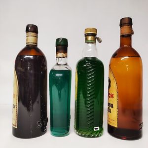 Stock Chartreuse Gialla, Menthe, Liquori  - Asta Wine and Spirits - Associazione Nazionale - Case d'Asta italiane