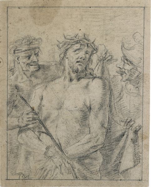 Scuola emiliana del XVII secolo Cristo deriso  - Asta Old Masters - Associazione Nazionale - Case d'Asta italiane