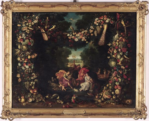 Jan Brueghel I detto dei Velluti (1568 Bruxelles - 1625 Anversa) e Johann Rottenhammer (1564 Monaco di Baviera - 1625 Augusta), attribuito a I quattro elementi  - Asta Old Masters - Associazione Nazionale - Case d'Asta italiane