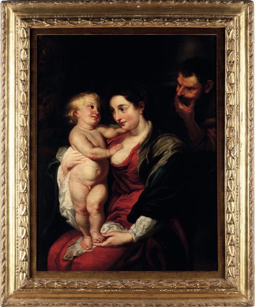 Pietro Paolo Rubens, Seguace di : Sacra Famiglia  - Asta Old Masters - Associazione Nazionale - Case d'Asta italiane