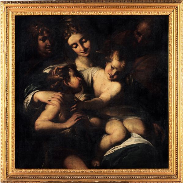 Giulio Cesare Procaccini : Sacra Famiglia con San Giovannino  - Asta Old Masters - Associazione Nazionale - Case d'Asta italiane