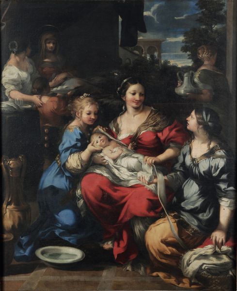 Pietro Berrettini detto Pietro da Cortona, copia da : La nascita della Vergine  - Asta Old Masters - Associazione Nazionale - Case d'Asta italiane