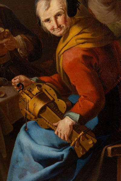 Giovanni Battista Cipper detto il Todeschini : Scena con popolani  - Asta Old Masters - Associazione Nazionale - Case d'Asta italiane