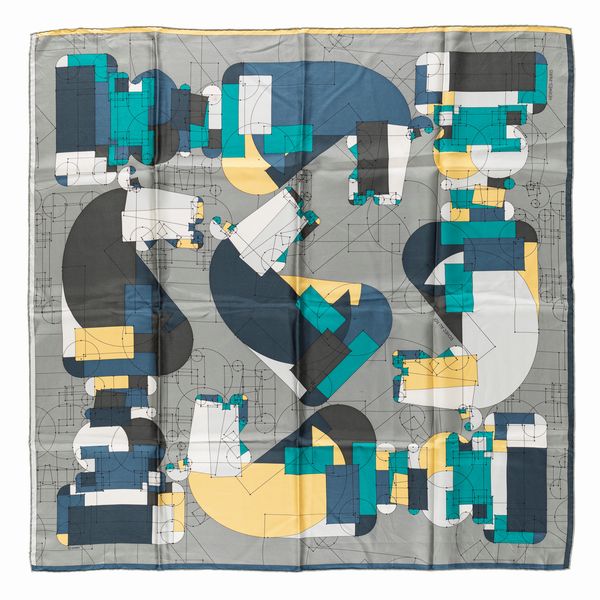 Hermès : Foulard Echec Au Roi  - Asta Luxury Fashion - Associazione Nazionale - Case d'Asta italiane