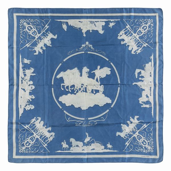 Hermès : Foulard Phaéton  - Asta Luxury Fashion - Associazione Nazionale - Case d'Asta italiane