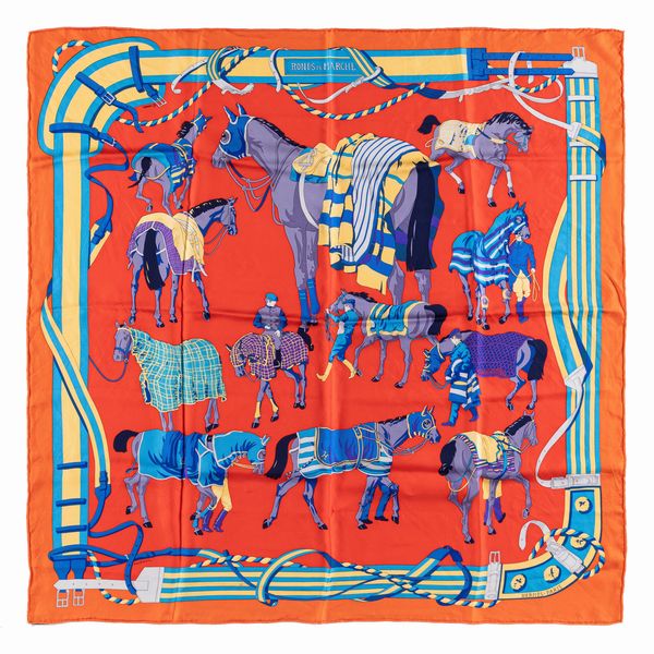 Hermès : Foulard Ronds de Marche  - Asta Luxury Fashion - Associazione Nazionale - Case d'Asta italiane