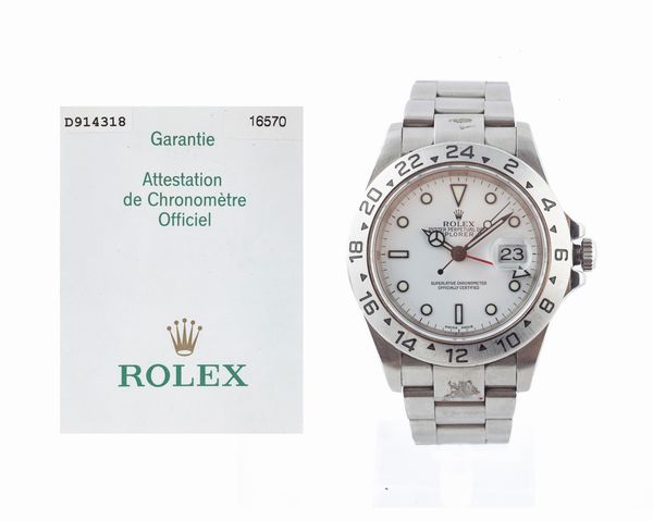 Rolex Explorer II in acciaio  - Asta Importanti Orologi da Polso e da Tasca - Associazione Nazionale - Case d'Asta italiane