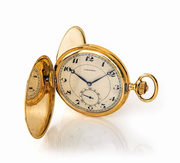 Longines, orologio da tasca savonette in oro 18 kt  - Asta Importanti Orologi da Polso e da Tasca - Associazione Nazionale - Case d'Asta italiane