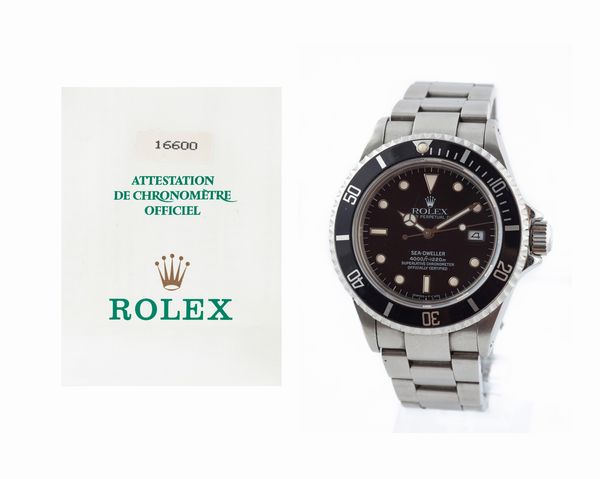 Rolex oyster Sea-Dweller acciaio  - Asta Importanti Orologi da Polso e da Tasca - Associazione Nazionale - Case d'Asta italiane