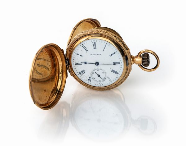 Waltham, orologio da tasca  in oro  - Asta Importanti Orologi da Polso e da Tasca - Associazione Nazionale - Case d'Asta italiane