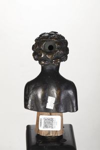 Busto di giovane moro. Fonditore rinascimentale padovano del XVI secolo, prossimo a Andrea Briosco, detto il Riccio  - Asta Dimore Italiane - Associazione Nazionale - Case d'Asta italiane