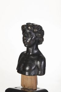 Busto di giovane moro. Fonditore rinascimentale padovano del XVI secolo, prossimo a Andrea Briosco, detto il Riccio  - Asta Dimore Italiane - Associazione Nazionale - Case d'Asta italiane