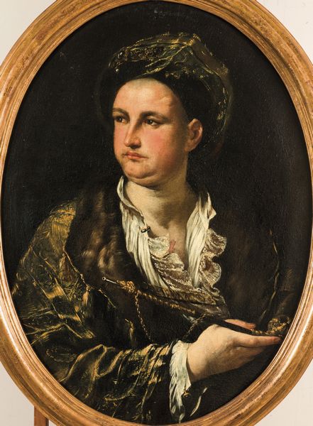 Giuseppe Maria Crespi : Ritratto di gentiluomo in abiti orientali  - Asta Dipinti Antichi - Associazione Nazionale - Case d'Asta italiane