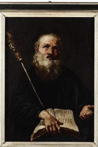 Francesco Salvator Fontebasso : Sant'Antonio Abate  - Asta Dipinti Antichi - Associazione Nazionale - Case d'Asta italiane