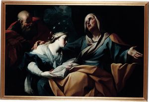 Francesco Monti, Ambito di - L'educazione della Vergine